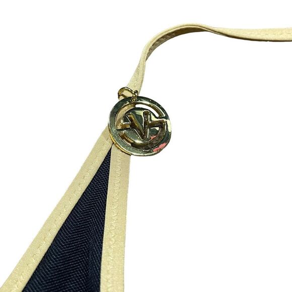 Victoria’s Secret Black & Gold Triangle Bikini Top - Picture 3 of 4